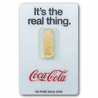 PAMP Suisse Coca Cola 140 Years Anniversary Gold 5 gram Coin