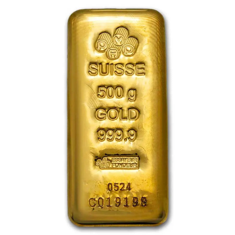 PAMP Suisse Cast Gold 500 gram PAMP Suisse