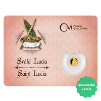Saint Lucia proof Gold 1/2 gram coin