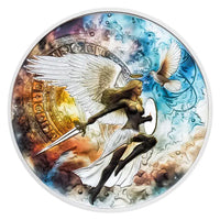 Battle of Good and Evil: Good Reverse Proof Silver 42 gram coin