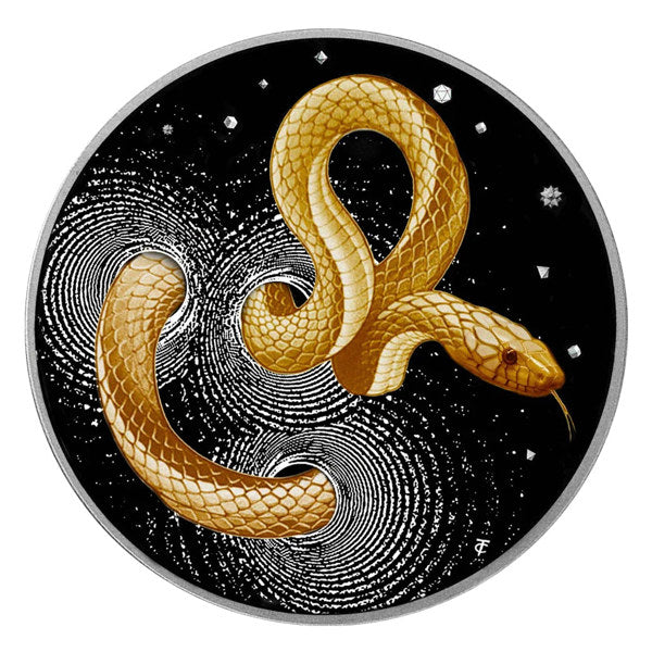 Cameron Snake Silver 2 oz (ounce) coin