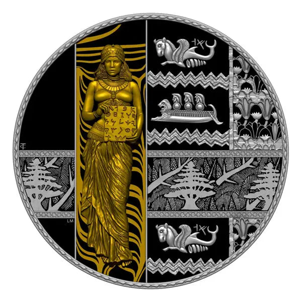 Phoenicia Silver 2 oz (ounce) coin Le Grand Mint