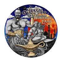 Aladdin The Wonderful Lamp Silver 2 oz (ounce) coin
