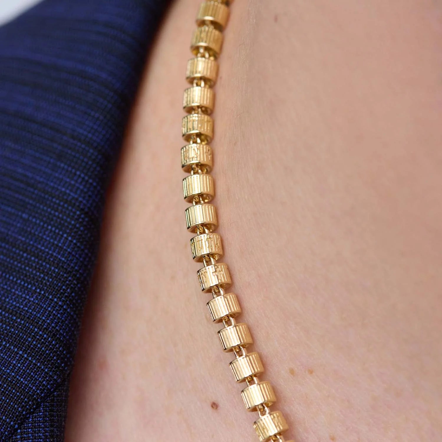 886 Tutamen Stack Necklace in 18ct Yellow Gold