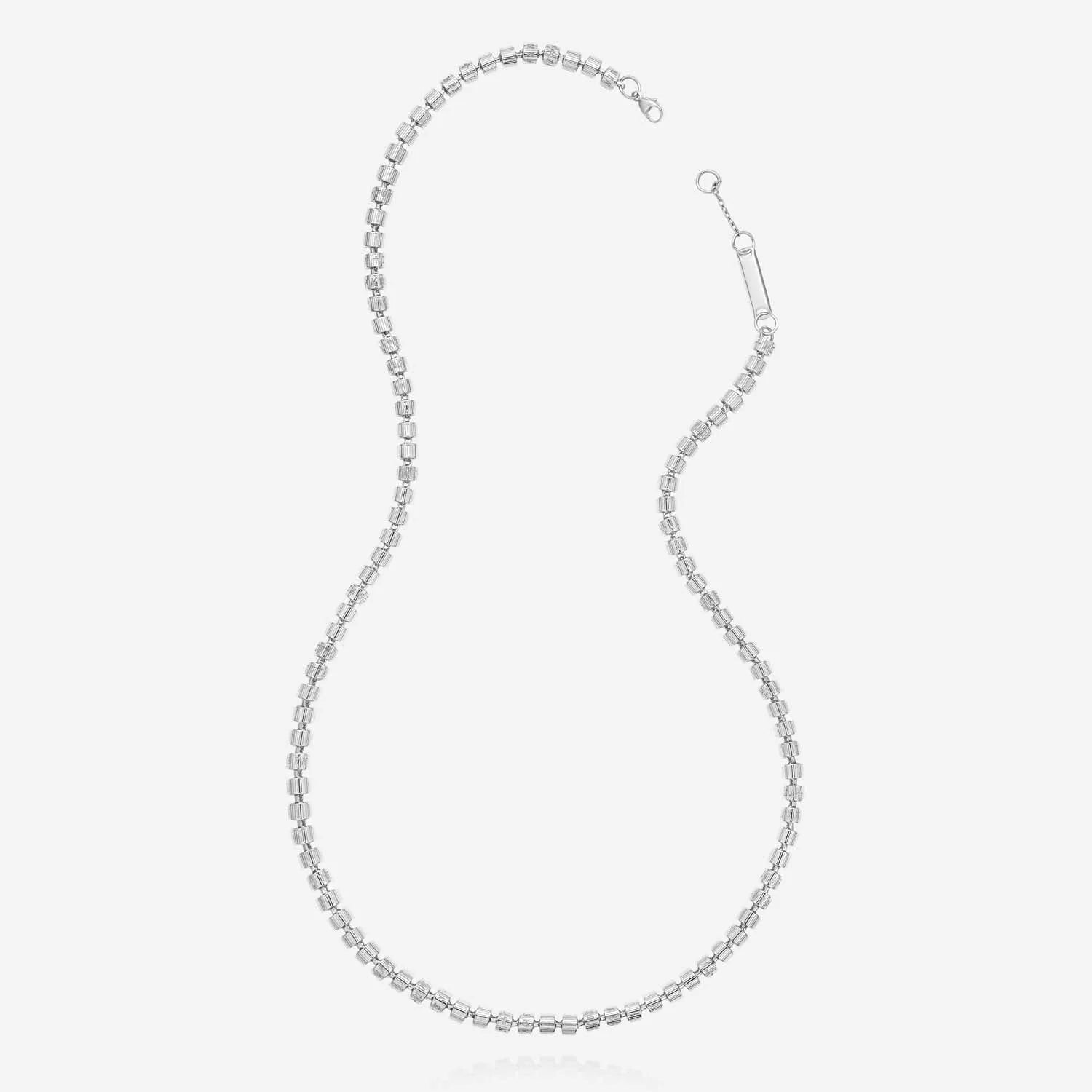 886 Tutamen Stack Necklace in Sterling Silver