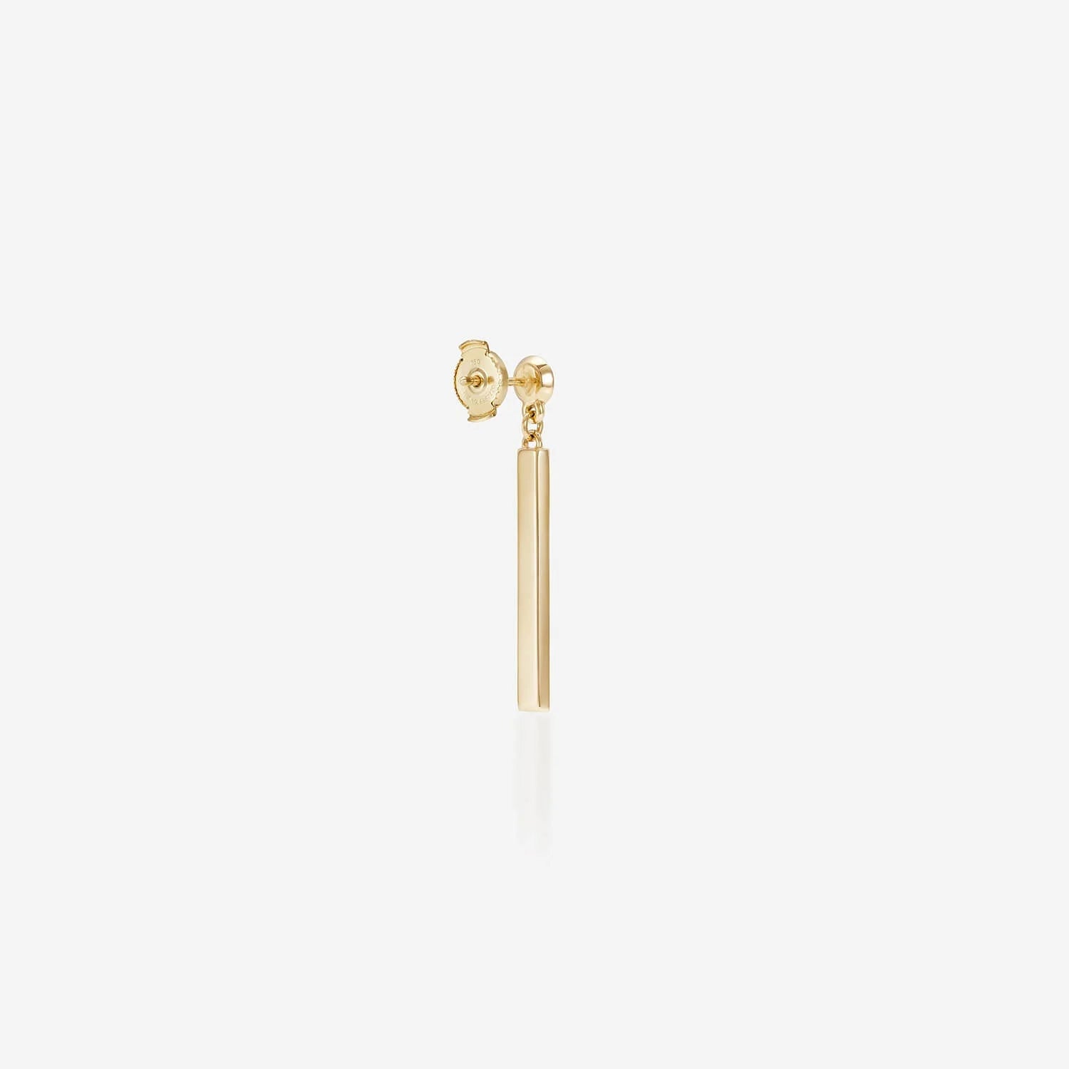 886 Pavé Drop Earrings in 18ct Yellow Gold