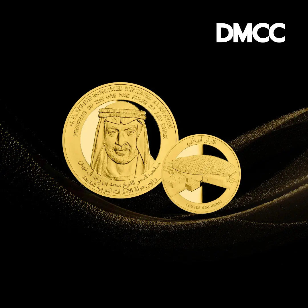 UAE Louvre Abu Dhabi Gold 1/2 oz (ounce) coin DMCC