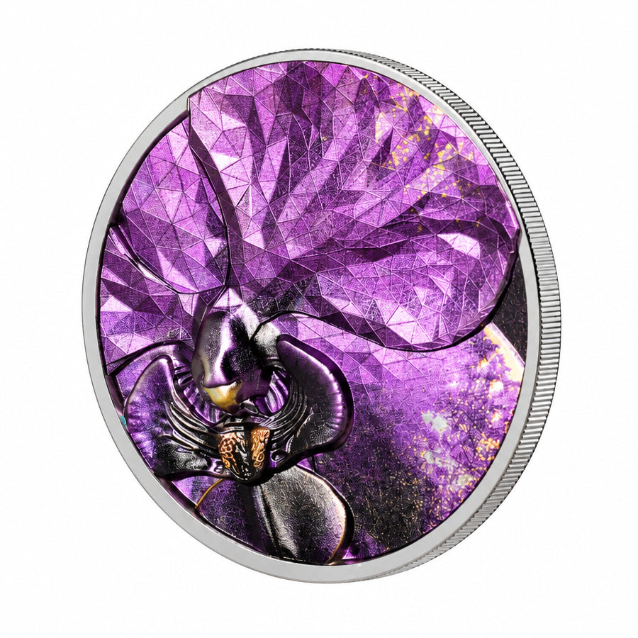 Bionics: Orchid Silver 1 oz (ounce) coin