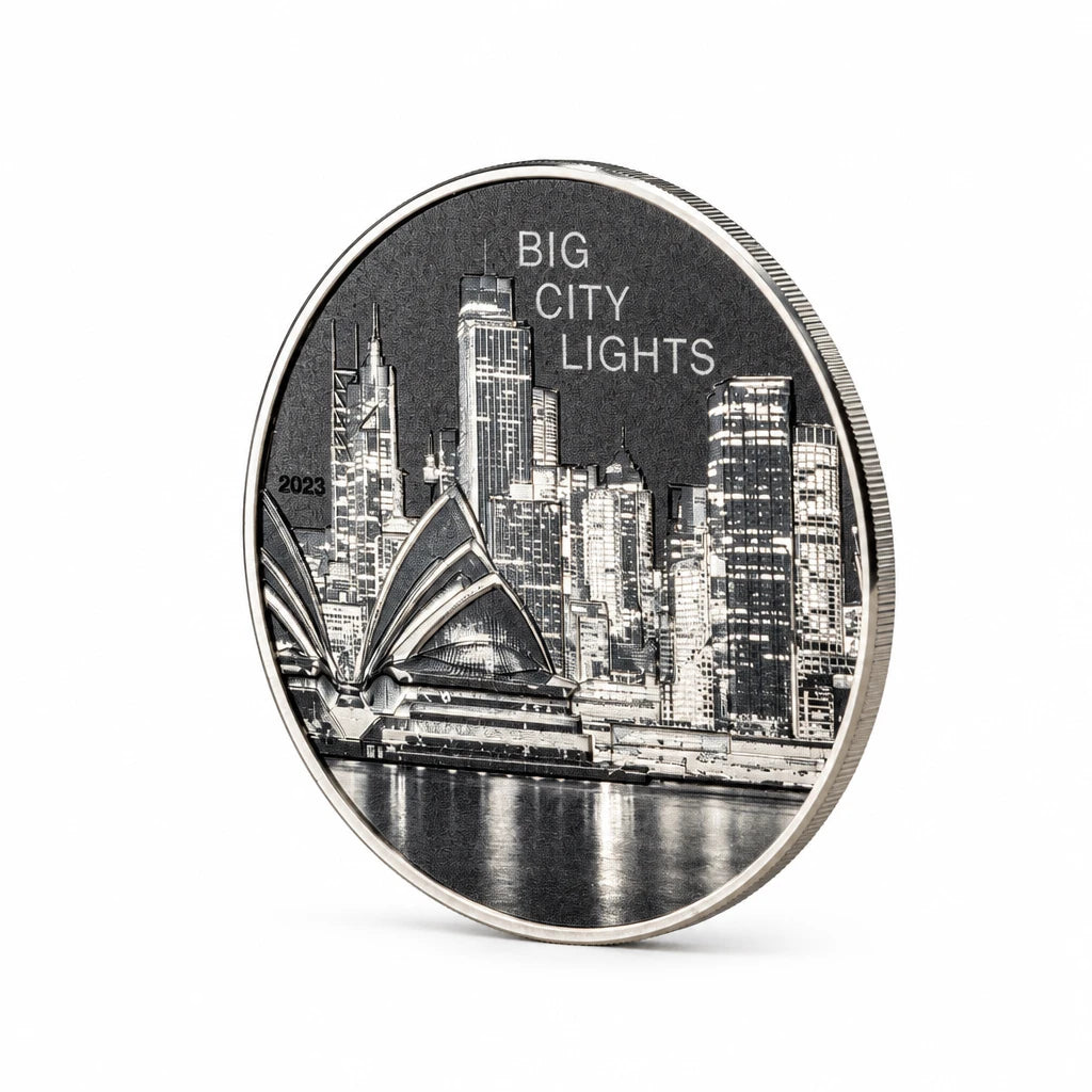 Big City Lights: Sidney Silver 1 oz (ounce) coin