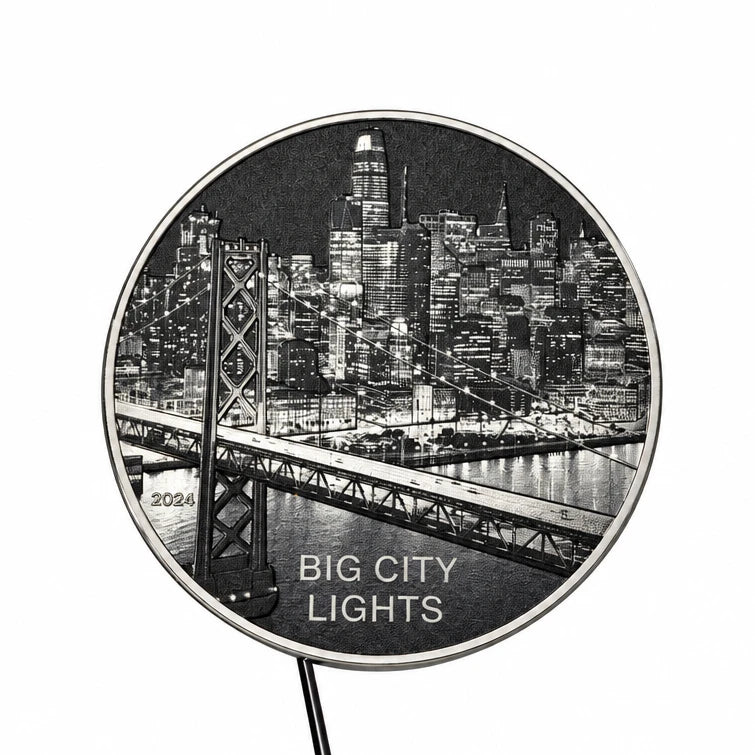Big City Lights: San Francisco Silver 1 oz (ounce) coin