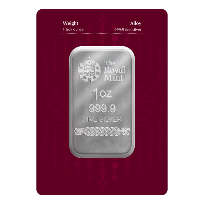 Norse Icons Odin Silver 1 oz (ounce) Bar