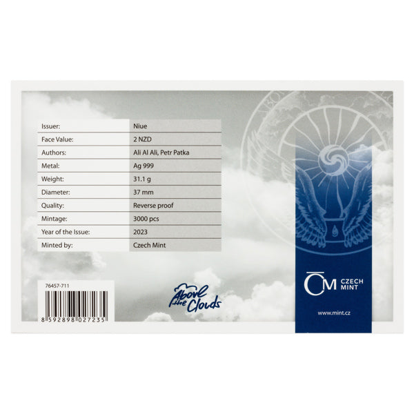 Aviation Above the Clouds 2023 Reverse Proof Silver 1 oz (ounce) coin