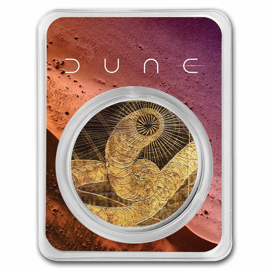 DUNE Sand Worm Silver 1 oz (ounce) coin