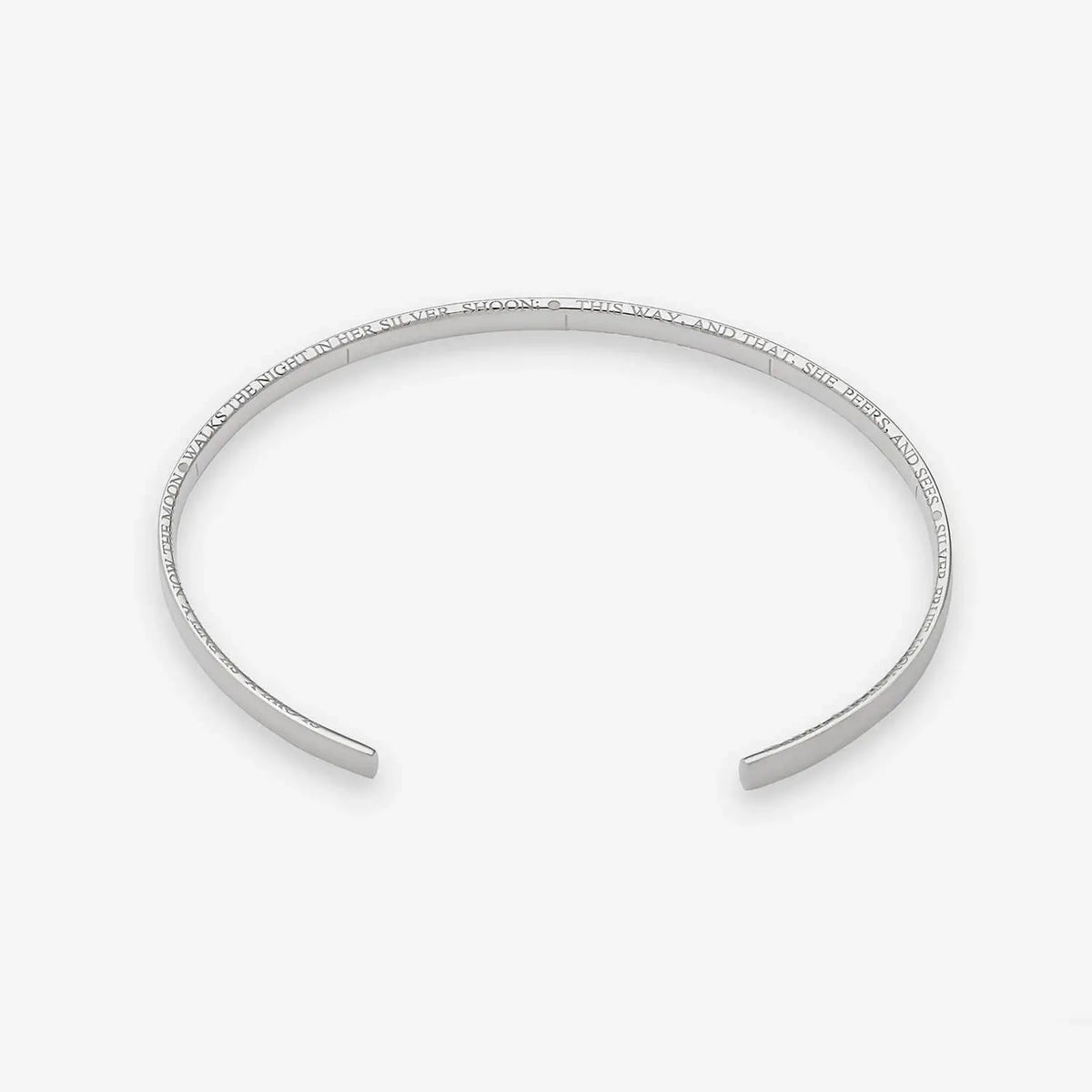 886 Fine Poem Cuff Bracelet in Sterling Silver 886 The Royal Mint