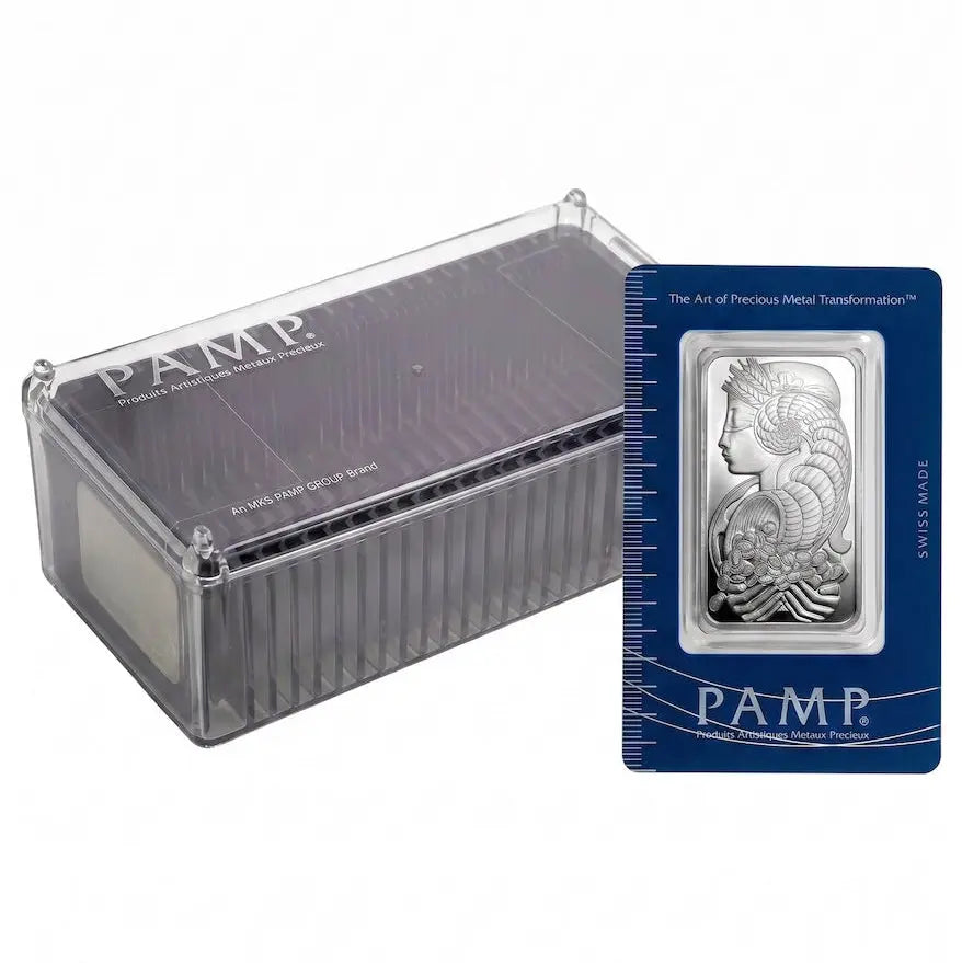 PAMP Suisse Silver 25 x 1 oz (ounce) Bar PAMP Suisse