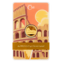 Seven Wonders of the World: Colosseum proof Gold 1/10 oz (ounce) Bar