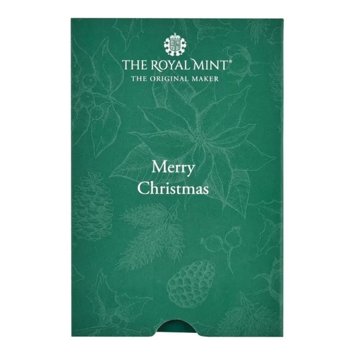 Great Britain Royal Mint Merry Christmas Gold 1 gram Bar