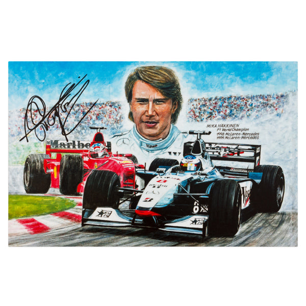 Motorsport Legends Mika Hakkinen Proof Silver 1 oz (ounce) coin