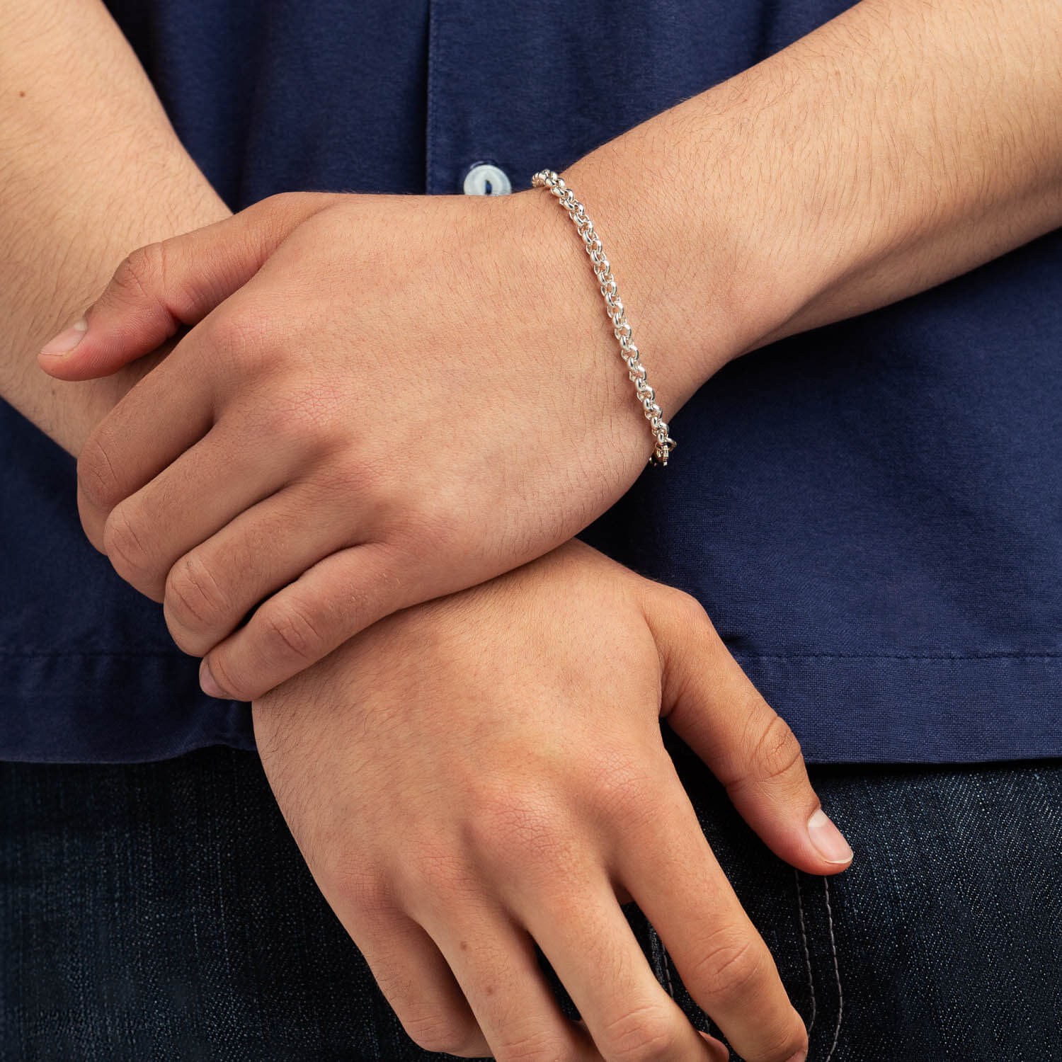 886 Belcher Chain Bracelet in Sterling Silver