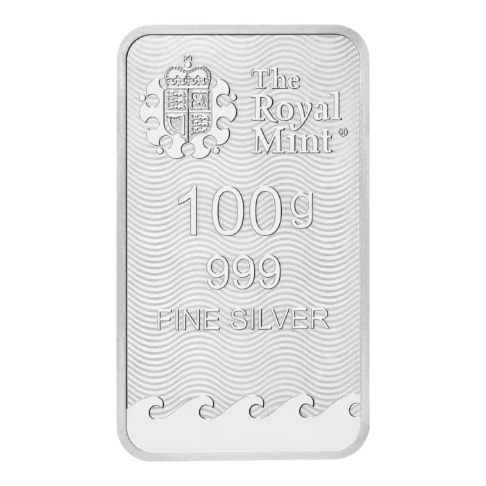 Great Britain Britannia Silver 100 gram Bar