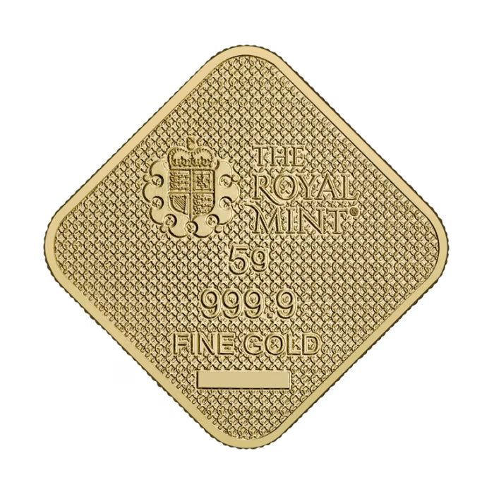Great Britain Queen's Beasts Completer 2025 Gold 5 gram Bar