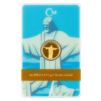 Seven Wonders of the World: Christ the Redeemer proof Gold 1/10 oz (ounce) Bar
