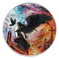 Battle of Good and Evil: Evil Reverse Proof Silver 42 gram coin