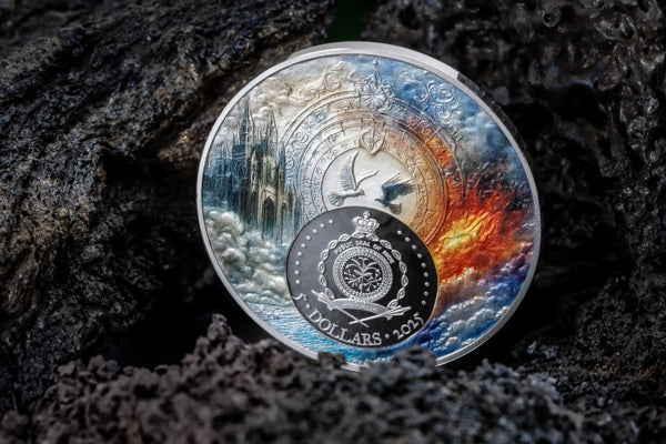 Battle of Good and Evil: Evil Reverse Proof Silver 42 gram coin
