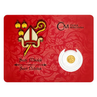 Saint Nicholas proof Gold 1/2 gram coin