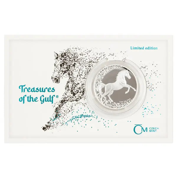 Treasures of the Gulf: The Horse 2024 Limited Proof Silver 1 oz (ounce) coin The Czech Mint