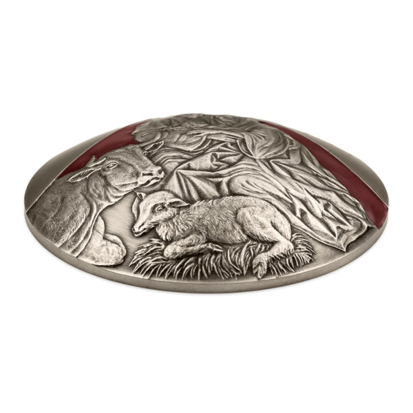 Bethlehem Christmas Antique Silver 1 oz (ounce) coin