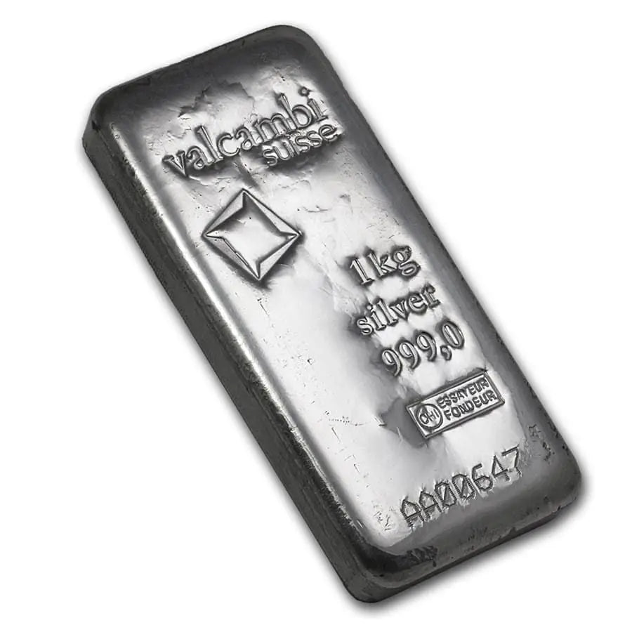 Valcambi Silver 1 kilo Valcambi Suisse