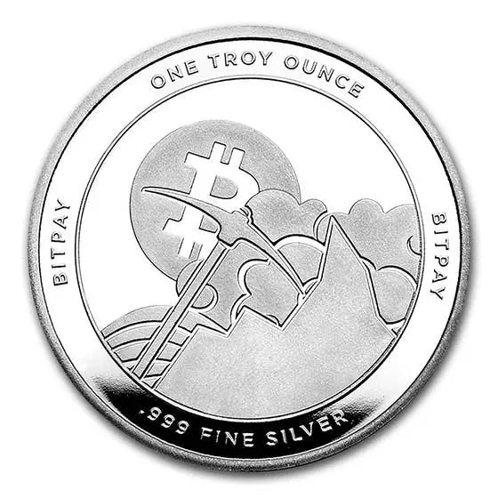 BitPay Bitcoin Silver 1 oz (ounce) ABConcept Gold Store AE