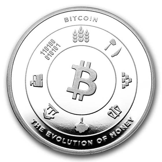 BitPay Bitcoin Silver 1 oz (ounce)