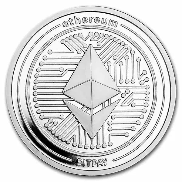 BitPay Ethereum Silver 1 oz (ounce) ABConcept Gold Store AE