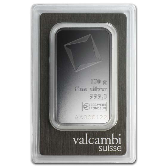 Valcambi Silver 100 gram