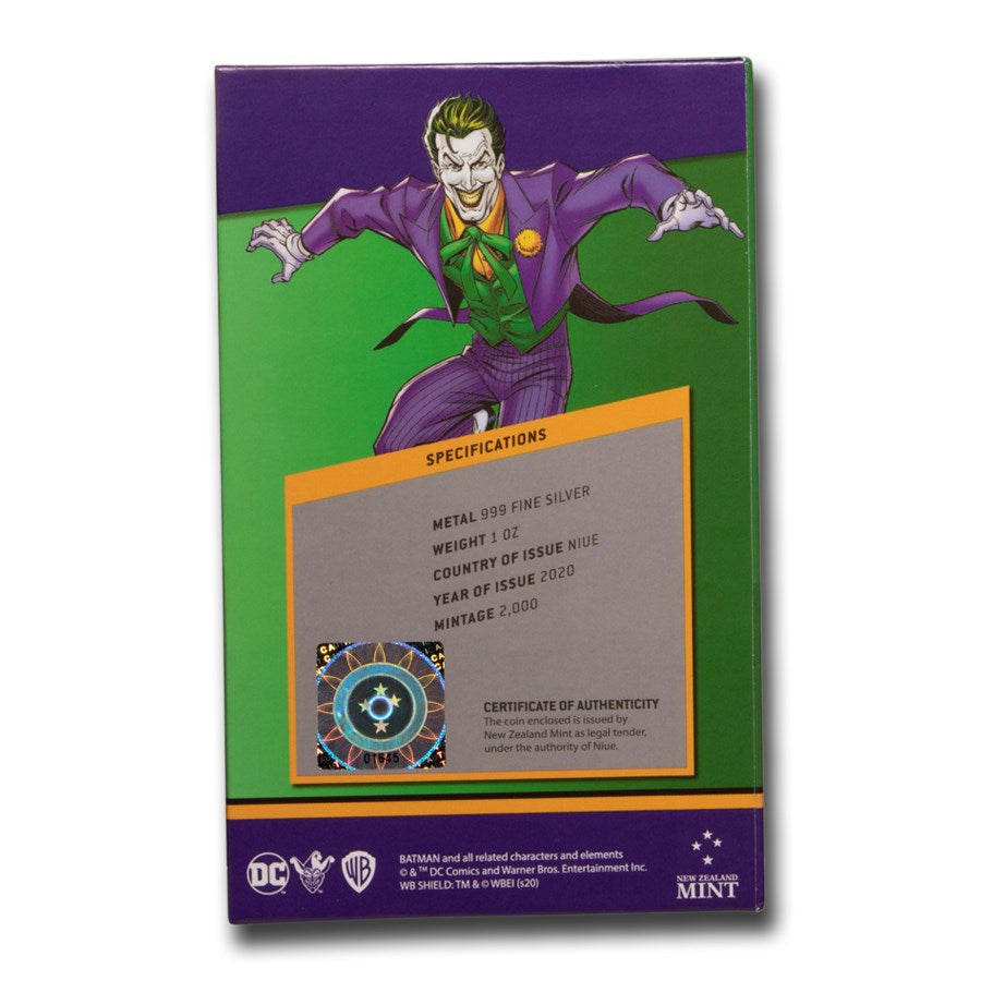 The Joker Silver 1 oz (ounce)