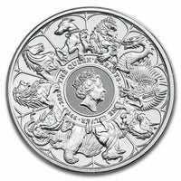 Great Britain Queen's Beasts Completer 2021 Silver 2 oz (ounce) Coin