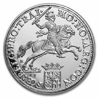 Netherlands Ducaton Rider Silver 1 oz (ounce) coin