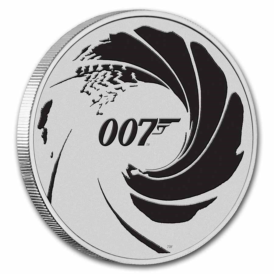 عملة جيمس بوند 007 فضة 1 أونصة