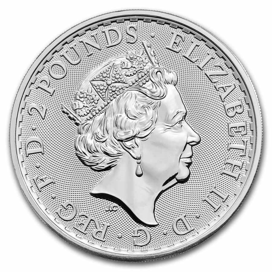 Great Britain Britannia Silver 1 oz (ounce) coin