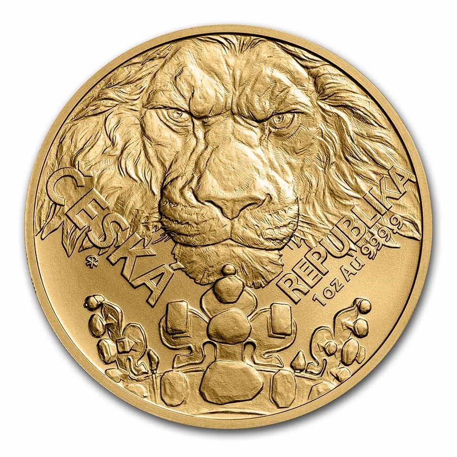 Czech Lion 2023 Gold 1 oz (ounce) coin