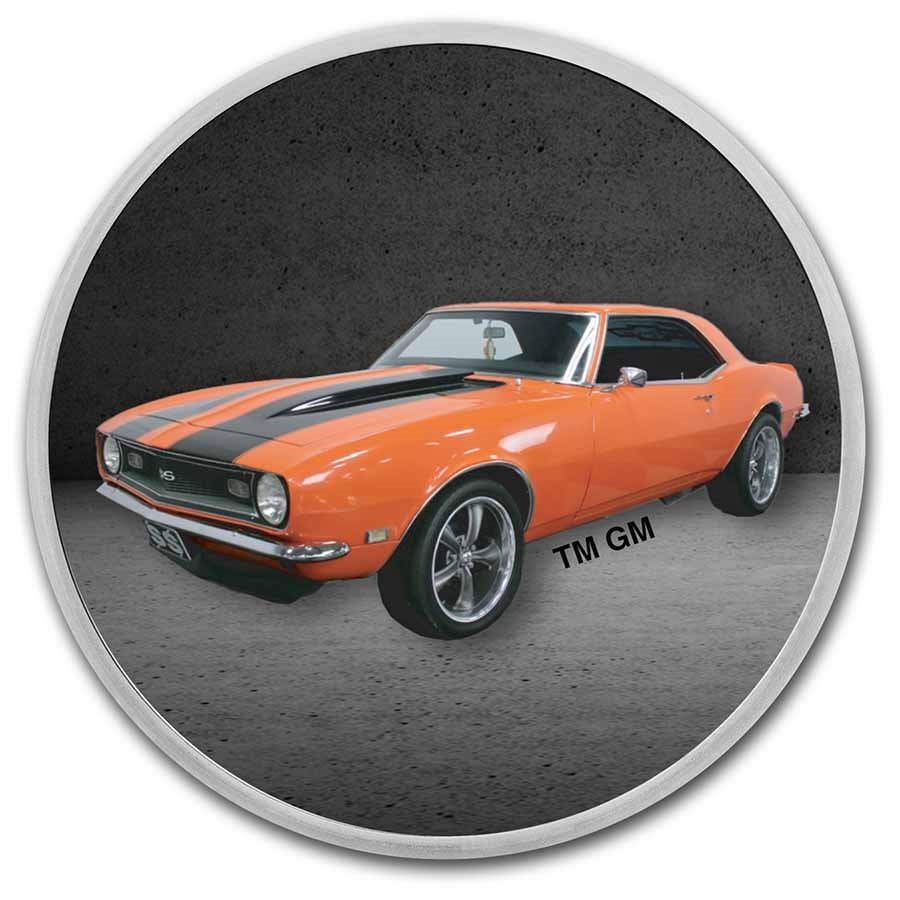 Chevrolet Camaro Silver 1 oz (ounce) coin