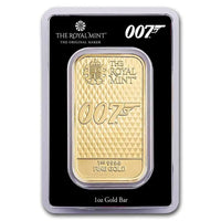 James Bond 007 "Diamonds Are Forever" Gold 1 oz (ounce) Bar